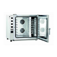 Four mixte à vapeur professionnel à hotte aspirante et affichage led - silverstream 7111m réf. 116728 bartscher_1