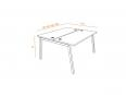 Bureau bench 2 personnes HÉRITAGE - Normatic_1