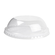 Couvercle dôme transparent PET pour pot à glace 180ml Ø8,7cm - par 2000_1