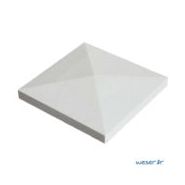 Élément de finition pour poteaux de clôture Weser