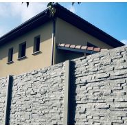 Clôtures en béton pleine et lisse - daulouède_1