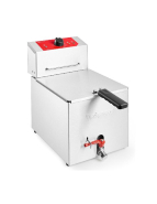 Friteuse électrique - 10 Litres, 1 bac avec vidange, Haute qualité suisse - Valentine_1