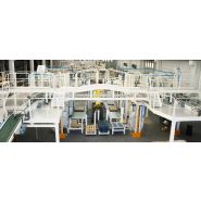 Hybrid AC 420 - Palettiseur à alimentation par le haut avec palette fixe - Clevertech France_1