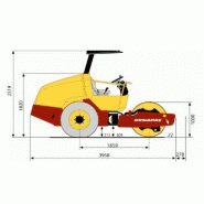 Rouleaux monocylindres Dynapac CA134D - 5 500 kg, moteur John Deere 62 kW_1