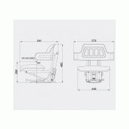 Siège tracteur agricole spa 53_1