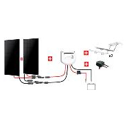 Kit solaire bateau Uniteck 300W 12V MPPT - panneaux back-contact monocristallins et régulateur haut rendement_1