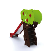 Toboggan - Eco-composite (TM) Bois et Acier - Pommier_1