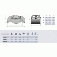 Bennes preneuses pour grues TVG800 - Intermercato - Ouverture 1,86m - 475kg_1