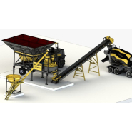 Centrale à béton mobile, compacte, transportable et rapide à installer - Minimix-30 Fabo_2