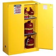 Ju450 - armoire de sécurité pour produits inflammables - delahaye industries - capacité : 170 l - résistance au feu 15min_1