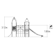 Structure multi-jeux Unimini Maliton - Hags - 1 à 6 ans - Spécifications complètes incluses_1