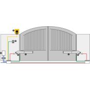 FAAC 415 L - Motorisation électromécanique 24V pour portails battants jusqu'à 4m et 300kg par vantail_1