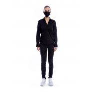 Chemise professionnelle femme - modèle Biot - personnalisable - manches longues ou courtes - Made in France_1