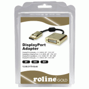 Roline gold 4k adaptateur displayport - dvi, dp m-dvi f, retail blister_1