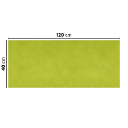 Tête-à-tête pliée en V intissé vert lime 40x120cm - par 400_1