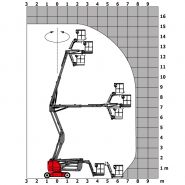 Nacelle articulée électrique avec commandes proportionnelles intégrées