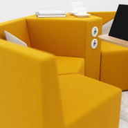 Ensemble modulable City connecté 4 places - Référence 8851 FA C - Design Roberto Alves et João Teixeira - Fabrication portugaise_1