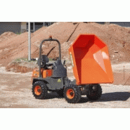 Mini-dumper à roues Ausa - Capacité 3500kg - Système de déchargement hydraulique_1