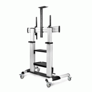 Support TV à  Roulettes pour àÉcrans Plats de 60 à  100 pouces jusqu'à  100 kg, Réglage en Hauteur par M_1