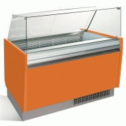 Vitrine de présentation glacier 10+10 bacs - ESTI Multicouleurs - Orange_1
