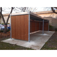 Abri vélo en bois Thermowood - BOSQUET - Durable, modulable et personnalisable_1