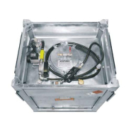 Citerne mobile GRV galvanisée 850 litres - Cuve GNR avec homologation ADR et double paroi_1