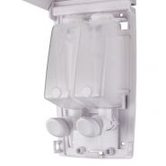 Distributeur de savon double verrouillable - Homepluz - 350 ml - Blanc - HP-100-2W_1
