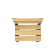 Fauteuil Havane 700 mm en Robinier et pieds fonte_1