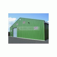 Tente de stockage fermée - structure fixe - couverture multi-éléments en polyester - 20m de largeur - hauteur faîtage 7,48m_1