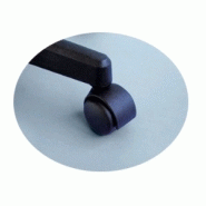 Vitrine sur pieds coulissante - cadre aluminium 34mm - fond tôle laqué blanc - vitrages acryliques 4mm - anodisé argent_1