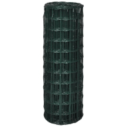 Vidaxl clôture euro acier 25 x 0,8 m vert 140590_1
