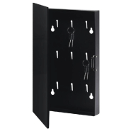 Vidaxl boîte à clés avec panneau magnétique noir 30x20x5,5 cm 322779_1
