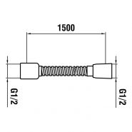 Wi105650100000 - Flexible métallique renforcé 1/2