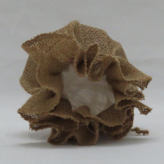 Sac à cordon jute naturel avec doublure en plastique Ø40 cm - par 12_1