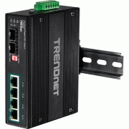TRENDnet TI-PG62B Switch Rail DIN PoE+ Gigabit industriel à 6 ports_1
