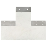 Vidaxl connecteur de poteau forme en x métal galvanisé 101x101 mm 145483_1