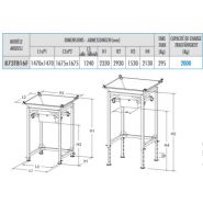 873tb16f - Trémie fixe pour big bag - Trémie de stockage en inox - Butti SRL - Capacité 2000kg_1