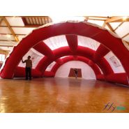 Abris médicaux mobiles - Fly Pix - tente PMA gonflable 6 x 10 x 2.75 m - PVC 0,6 mm_1