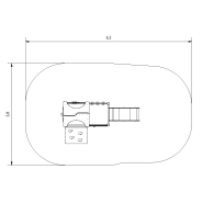 Jeu pour les plus petits - Aire de Jeux conforme EN1176 - Structure avec toboggan et panneaux ludiques - Référence BT11740_1