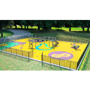 Structure multi-activités métallique Ninja Araneus - LD1SA2201 - Ludoparc - pour enfants dès 6 ans - capacité 30 personnes_1