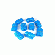 Surchaussure couvre chaussure bleu taille standard 15x41cm 25µ sachet 100 pieces (50 paires)_1