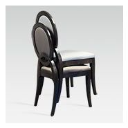 1814 - Chaise médaillon empilable - Collinet - structure hêtre massif - minimum quantitatif 24_1