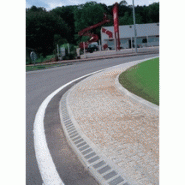 Bordure pour îlot directionnel I1 - longueur 0,50m - quartz - béton français_1