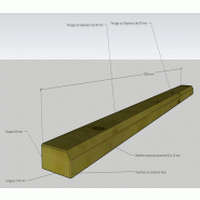 Butoir en bois pour parking_1