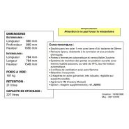 Ju600 - armoire de sécurité pour produits inflammables - delahaye - capacité 227 l_1