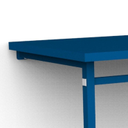 Kit structure penderie + tablette bleu - L70xP40xH146cm - Tube carré_1