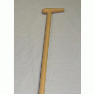 Ratissoire à pousser pleine lune avec manche*_1