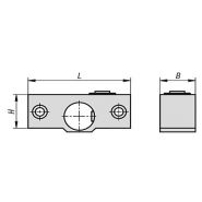Renvoi d'angle - norelem france - corps en acier - 41091-10-125 - ratio 1:1,4 - montage horizontal ou espaces réduits_1