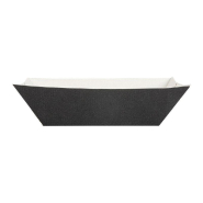 Barquette The Pack carton ondulé nano micro 480g 10x6,2x4,8cm noir - par 1800_1