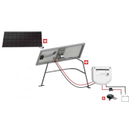 Kit solaire bateau 80W 12V UNITECK - Haut rendement, étanche TÜV, régulateur MPPT_1